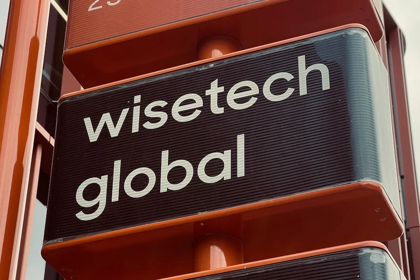 Exterior shot of WiseTech signage.