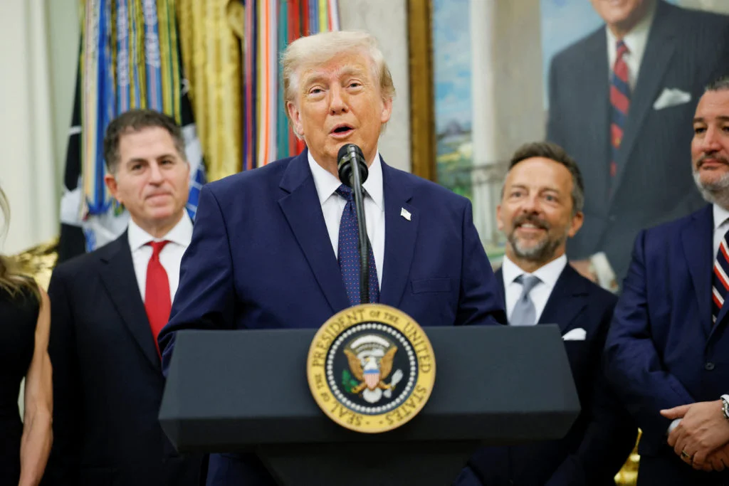 WATCH: Trump says he never talks to his kids about business as president but 'I think I'm allowed to'