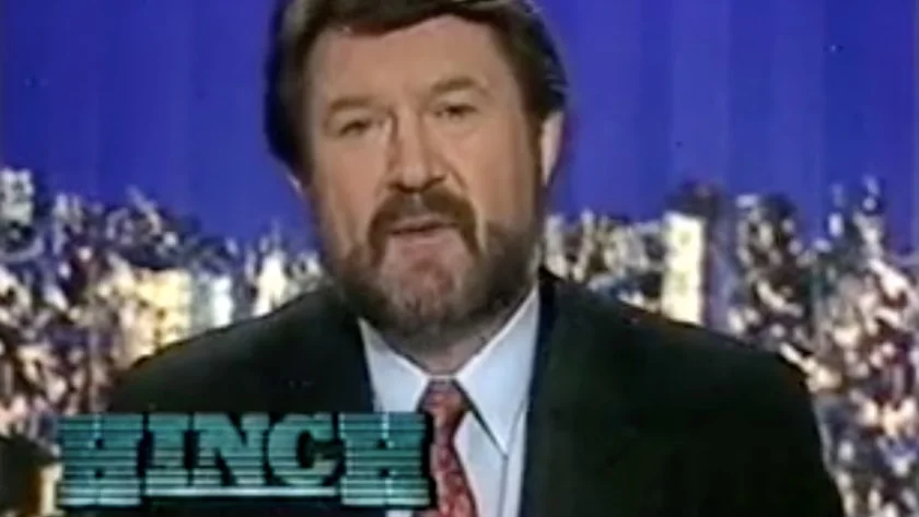 Derryn Hinch on the TV show 'Hinch'