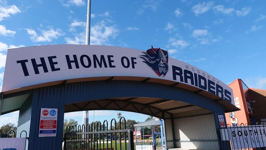 The entry gate of a football club ground 