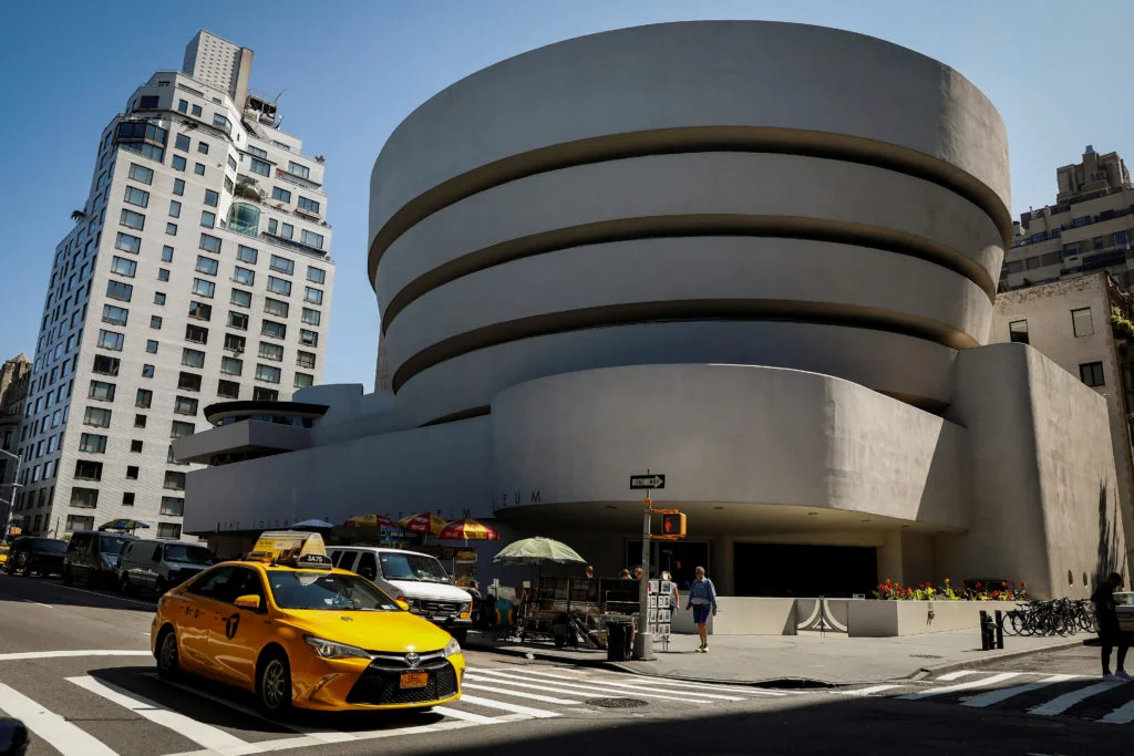 The Guggenheim Museum is seen in New York