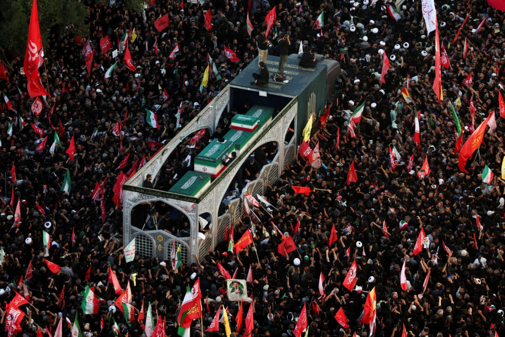 Burial of Iran's late Supreme Leader Ayatollah Ali Khamenei in Mashhad