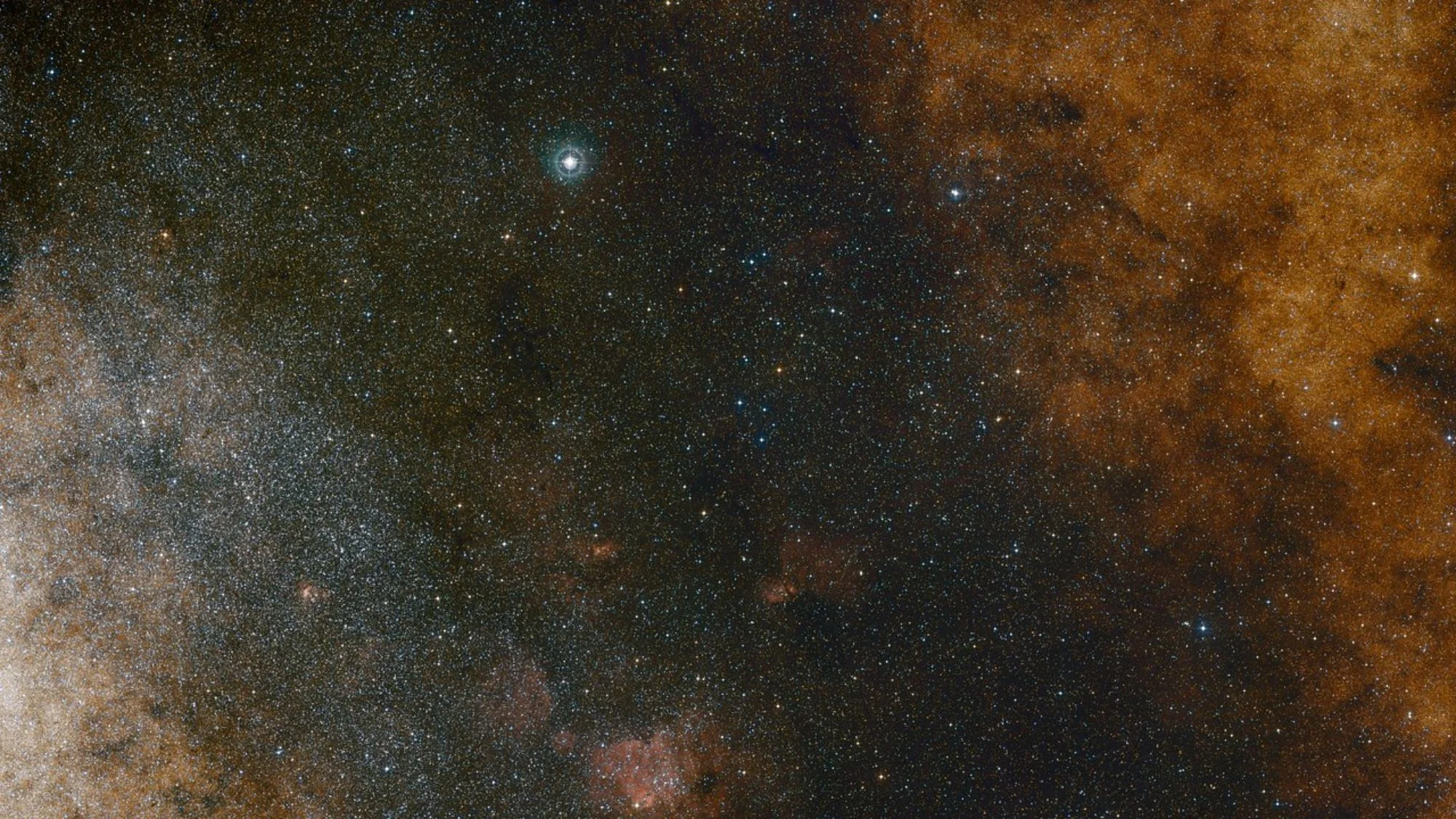 A view of the Milky Way's center.