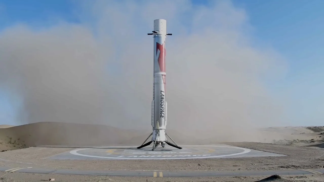 Touchdown! Private Chinese rocket aces landing on 2nd-ever flight (video)