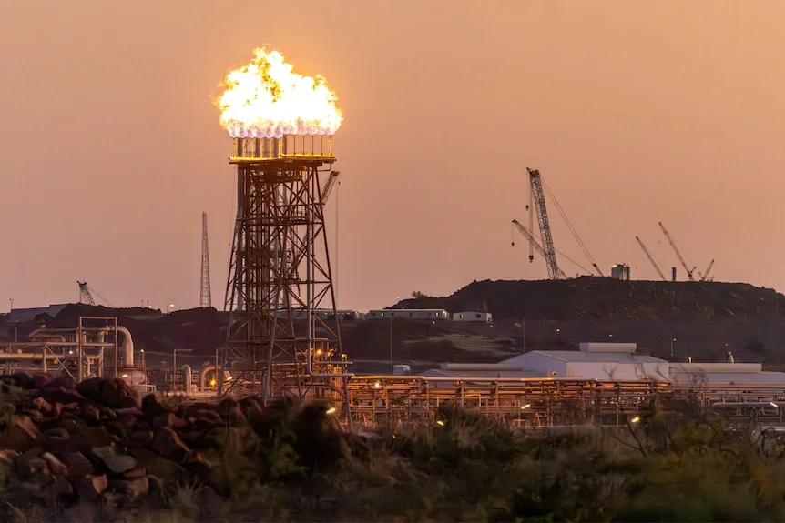 Burrup Peninsula, Murujuga, gas plant