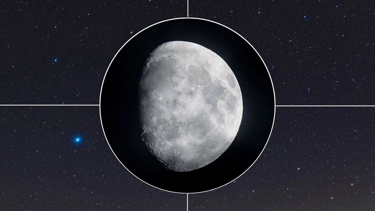 Discover the Blue-White Star Accompanying the Moon Tonight